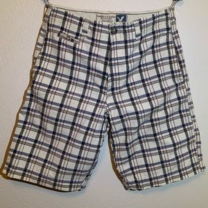 American Eagle Plaid Shorts